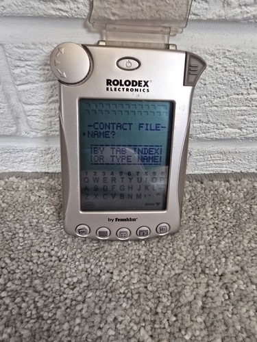 Franklin electronics rolodex - franklin,