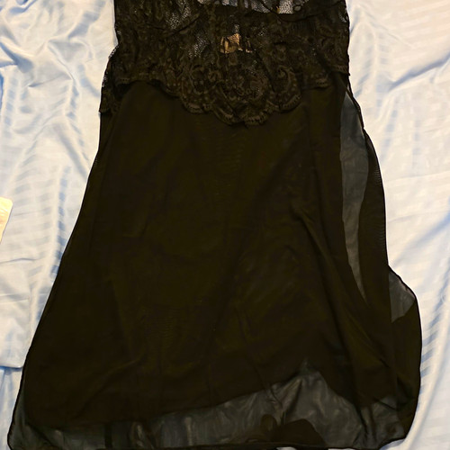 Women black lace - black,