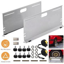 2PCS/Set Wheel Alignment Tool Toe Plates Accurate Measure Tape Conversion Chart