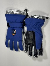 Polo Ralph Lauren Ski Gloves. Blue - Multicolored. Unisex. Size S. Clearance 