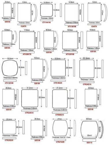Cartier glass replacement - replacement, part