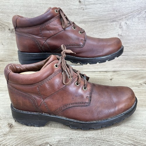 Clarks mens brown leather - brown,