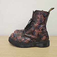 Dr Martens Vintage 1490 Crazy Bomb USA American Flag Chunky Rare Boots Uk 11