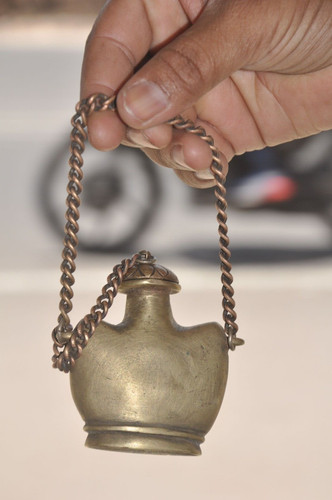 Vintage brass unique shape - vintage,