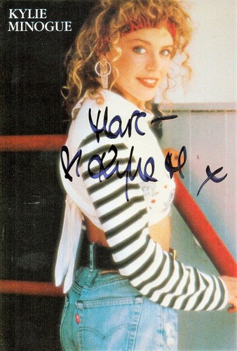 Kylie minogue signed - kylie,
