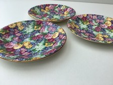 Royal Winton Grimwades Chintz Saucer in  JULIA Pattern Vintage 1940's -50's