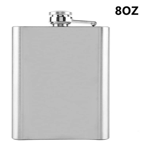 Stainless steel hip flask - hip, set