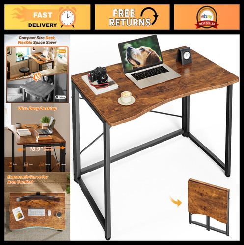 Folding desk for small - for, spaces