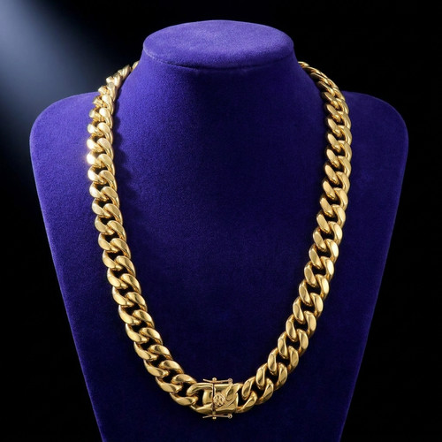 Miami cuban link chain 14mm - cuban,