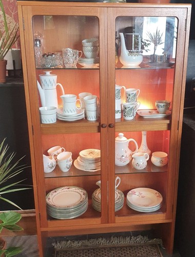 Teak plan vintage - vintage, display