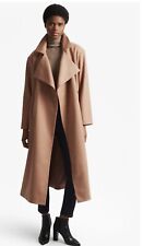 French Connection Cashmere Blend Camel Coat Size 6 fits up to 10 Unworn Was £325