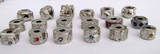 European silver charm bracelet
