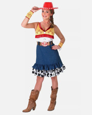 Adult Disney Toy Story Deluxe Jessie Size 8-10 Fancy dress costume 