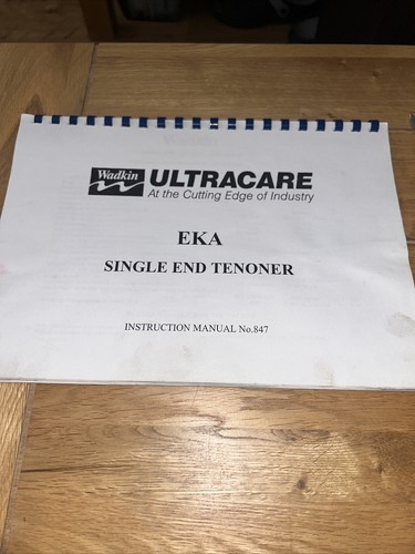 Wadkin eka single end - eka,
