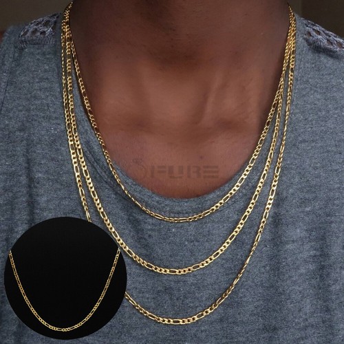 Figaro link chain - chain, 18ct