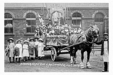 pt5802 - Heckmondwike & District Band of Hope Demonstration Yorkshire  print 6x4