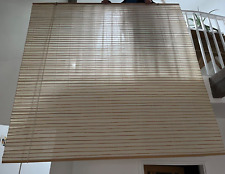 Large Window Blinds, wood and cotton pulley 180 x 180cm, great condition