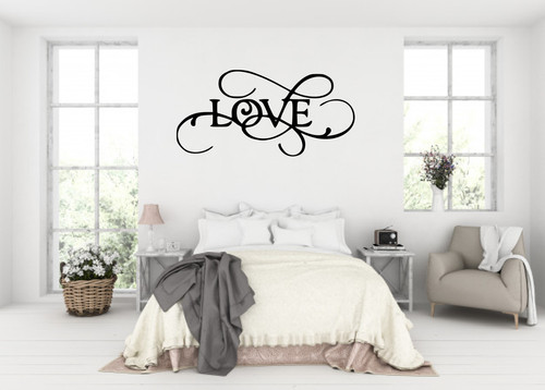 Fancy writing love - love, wall