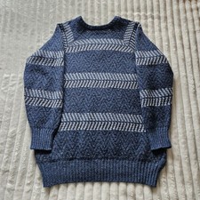 Vintage BHS Blue  Shetland