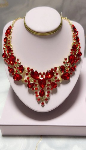 Necklace earrings set fashion - earrings,