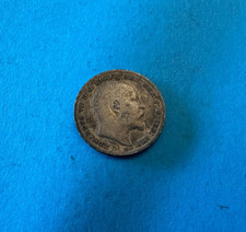 1903 Edward VII Threepence Sterling Silver Coin