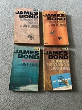JOB LOT 4 x Ian Fleming/James Bond Pan Paperbacks 1963/67