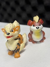 VTG Growlithe & Arcanine Pokemon Tomy Nintendo CGTSJ Collectible Figures Vintage