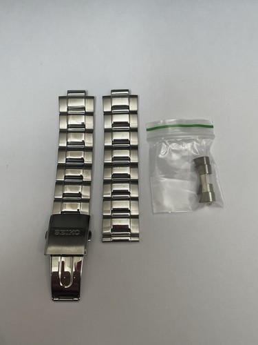Seiko 20mm m0e6 stainless - seiko, m0e6-b-w