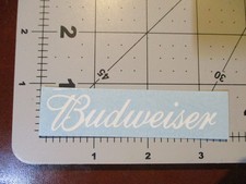 BUDWEISER Classic White Script