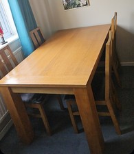 table and 4 chairs wooden used