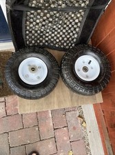 10" Pneumatic X2Wheel Sack Truck Trolley Tyre Hand Garden Cart Replacement Tyres