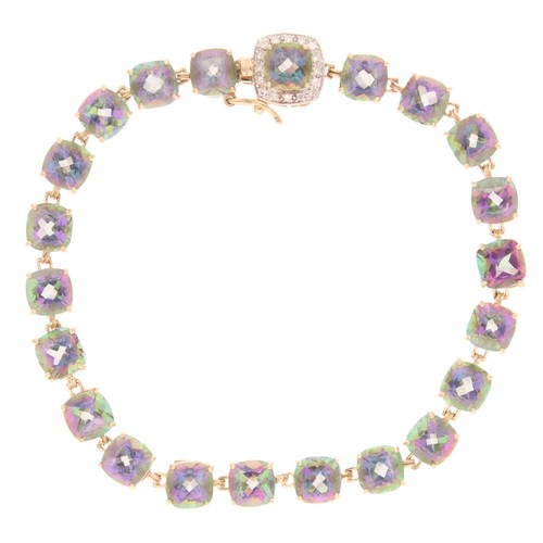 9carat yellow gold - gold, 7.25"