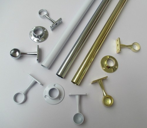Wardrobe rail round tube - wardrobe,