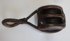 Antique Ships Double Pulley Block
