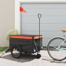 Bike Trailer Black and Orange