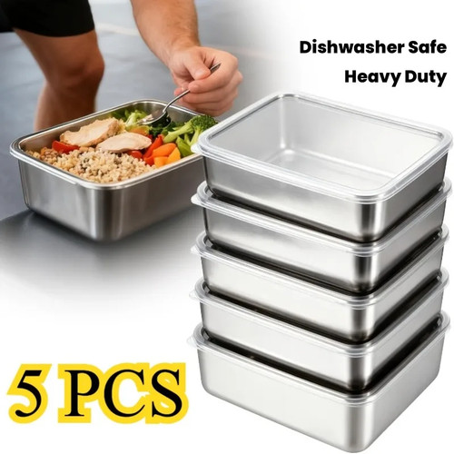5pc stainless steel food - 5pc,