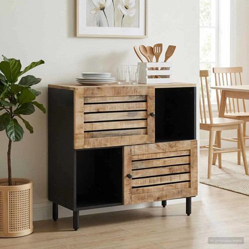 Walplus mango wood storage - walplus,