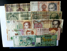 world banknotes, 10 in fair to fine ( 2 )