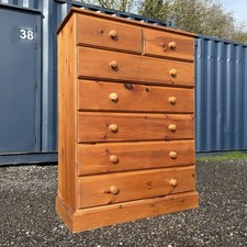 Vintage Solid Pine Large Chest