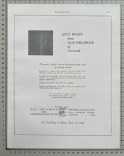 Old Delabole Architectural Slate Cornwall - 1930 Cutting 534