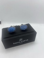 Simon carter silver - tone, oval