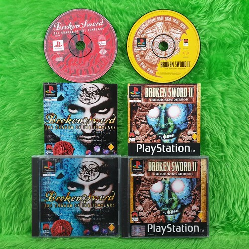 Ps1 broken sword - broken, boxed