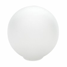 WHITE BALL clip on replacement glass lamp shade for ceiling / wall light
