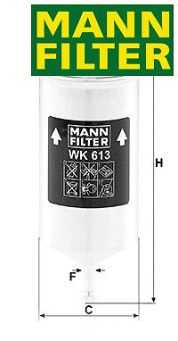 Fuel filter fits alfa - alfa, romeo