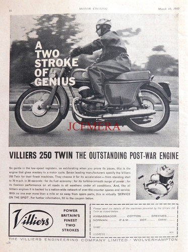 Villiers 250cc twin - villiers,