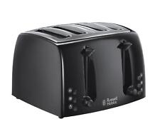 Russell Hobbs, Textures 4 Slice Toaster, Black, 1500W, 21651
