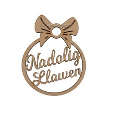 Nadolig Llawen Baubles Welsh