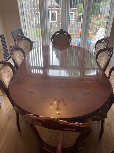 Italian mahogany dining - italian,