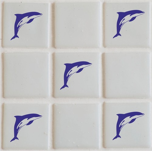 Dolphin tile transfers - 28, x