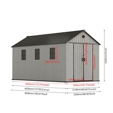 Large Plastic Shed Garden